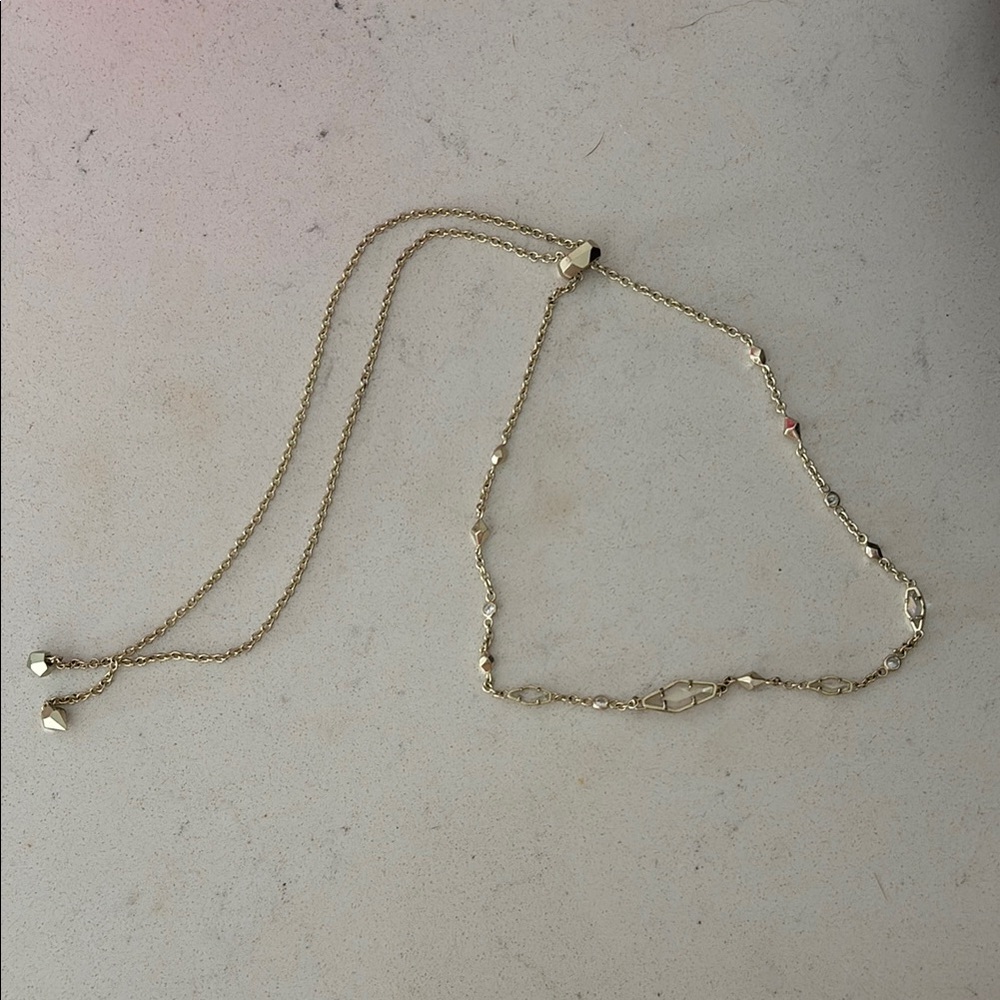 Kendra Scott Gold Necklace Dainty Design